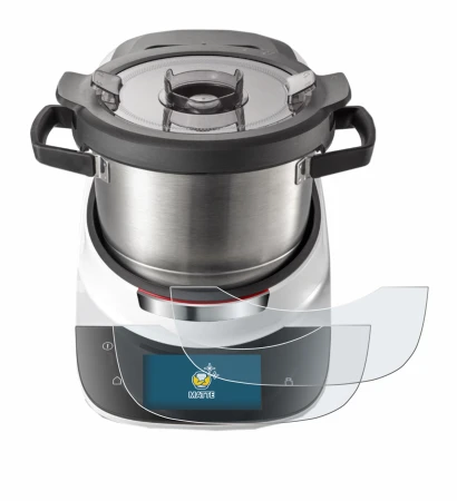Imagen del dispositivo Bosch Cookit con una amplia variedad de protectores de pantalla.