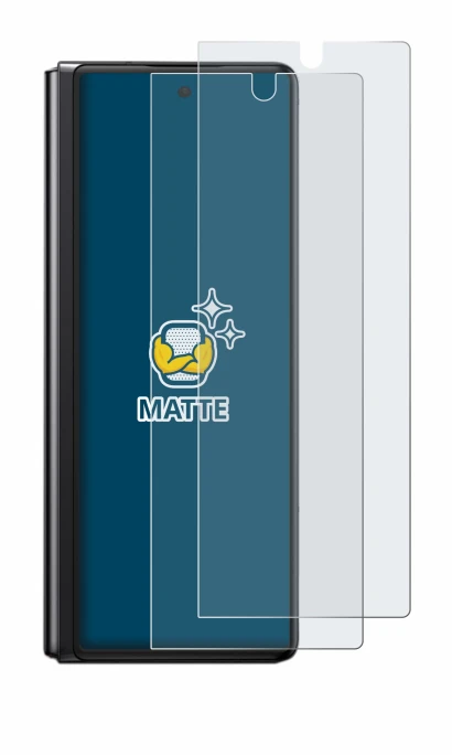 Imagen del dispositivo Samsung Galaxy Z Fold 2 5G con una amplia variedad de protectores de pantalla.