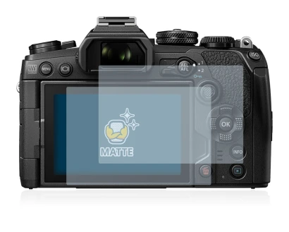 Imagen del dispositivo Olympus OM-D E-M1 Mark III con una amplia variedad de protectores de pantalla.