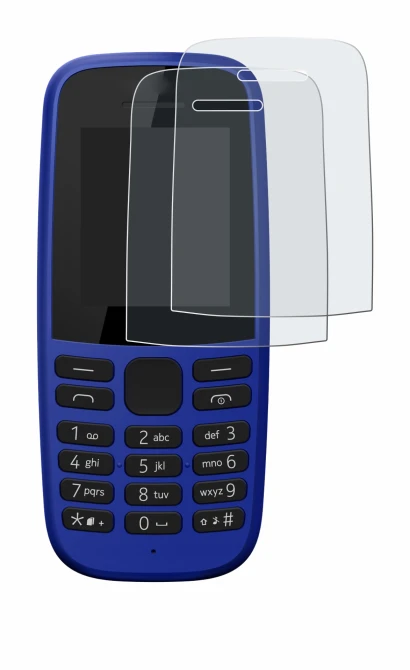 Imagen del dispositivo Nokia 105 DS 2019 con una amplia variedad de protectores de pantalla.