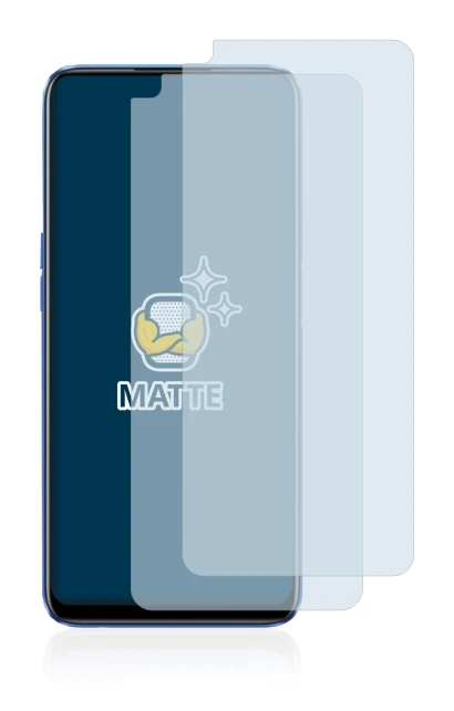 Imagen del dispositivo realme 6 con una amplia variedad de protectores de pantalla.