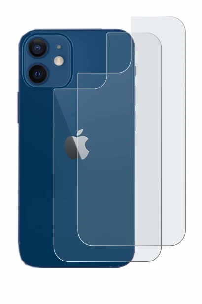 Imagen del dispositivo Apple iPhone 12 (Trasero) con una amplia variedad de protectores de pantalla.
