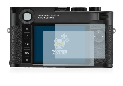 Imagen del dispositivo Leica M10-R con una amplia variedad de protectores de pantalla.