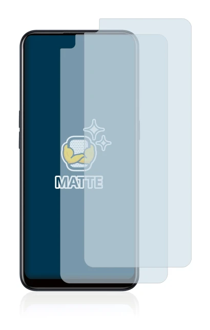 Imagen del dispositivo Oppo A53s con una amplia variedad de protectores de pantalla.