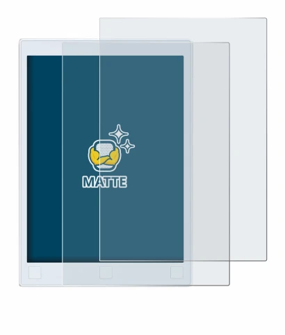 Imagen del dispositivo reMarkable 2 con una amplia variedad de protectores de pantalla.