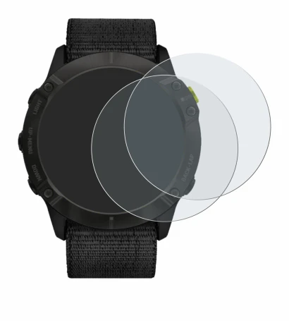 Imagen del dispositivo Garmin Enduro con una amplia variedad de protectores de pantalla.