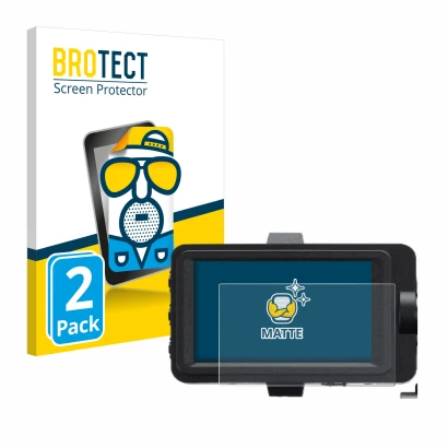 Parte frontal de un envase de producto con el logotipo de la marca BROTECT. Al lado se muestra el dispositivo Sony FX6 con su 