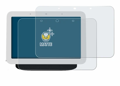 Imagen del dispositivo Google Nest Hub 2 con una amplia variedad de protectores de pantalla.