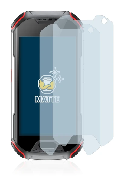 Imagen del dispositivo Unihertz Atom XL con una amplia variedad de protectores de pantalla.