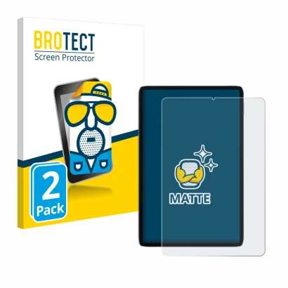 Parte frontal de un envase de producto con el logotipo de la marca BROTECT. Al lado se muestra el dispositivo Xiaomi Mi Pad 5