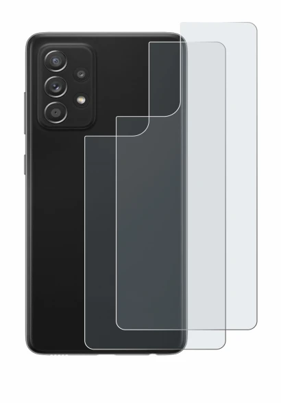 Imagen del dispositivo Samsung Galaxy A52s 5G (Trasero) con una amplia variedad de protectores de pantalla.