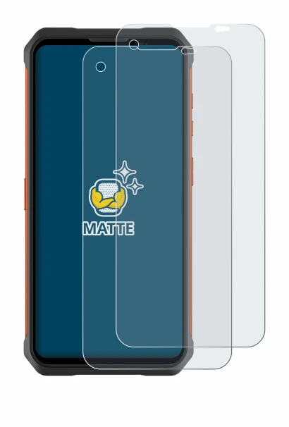 Imagen del dispositivo Doogee V10 con una amplia variedad de protectores de pantalla.
