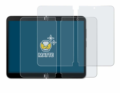 Imagen del dispositivo Microsoft Surface Duo 2 (Pantalla interior) con una amplia variedad de protectores de pantalla.