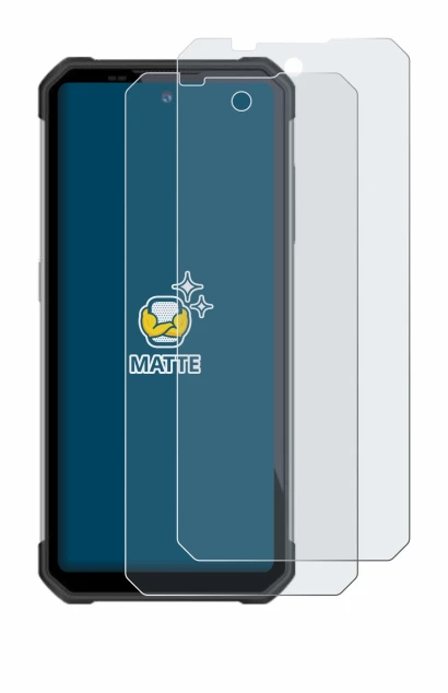 Imagen del dispositivo Oukitel WP17 con una amplia variedad de protectores de pantalla.