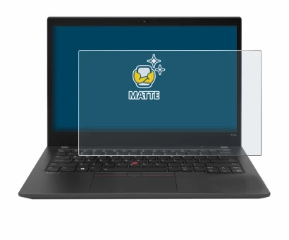 Imagen del dispositivo Lenovo ThinkPad T14s Gen 2 con una amplia variedad de protectores de pantalla.