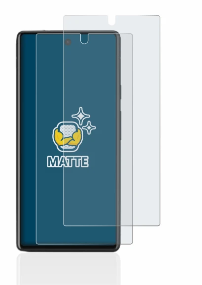 Imagen del dispositivo Google Pixel 6a con una amplia variedad de protectores de pantalla.