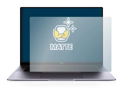Imagen del dispositivo Huawei MateBook 16 con una amplia variedad de protectores de pantalla.
