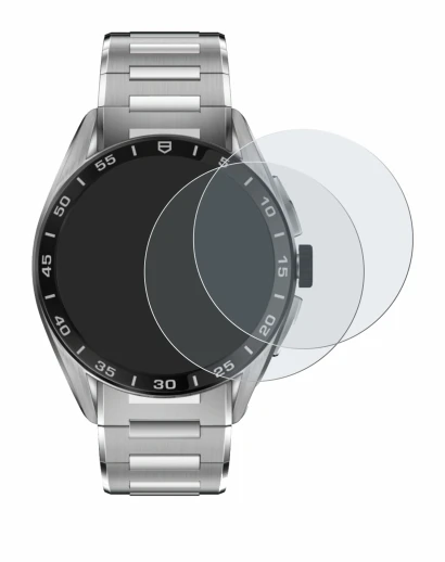 Imagen del dispositivo TAG Heuer Connected Calibre E4 (45 mm) con una amplia variedad de protectores de pantalla.