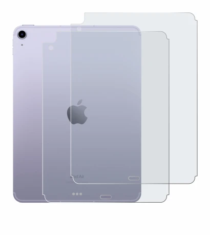 Imagen del dispositivo Apple iPad Air 5 WiFi 2022 (Trasero, 5a Gen.) con una amplia variedad de protectores de pantalla.