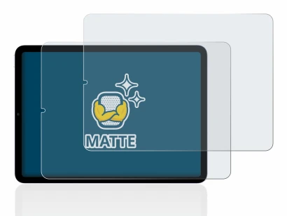 Imagen del dispositivo Apple iPad Air 5 2022 (5a. Gen.) con una amplia variedad de protectores de pantalla.