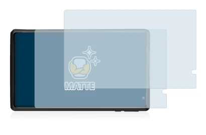 Imagen del dispositivo Pritom L8 con una amplia variedad de protectores de pantalla.
