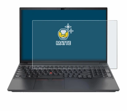 Imagen del dispositivo Lenovo ThinkPad E15 Gen 3 con una amplia variedad de protectores de pantalla.