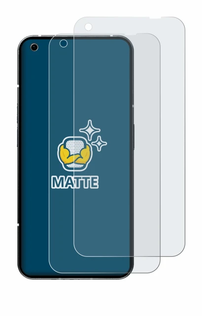 Imagen del dispositivo Nothing Phone (1) con una amplia variedad de protectores de pantalla.