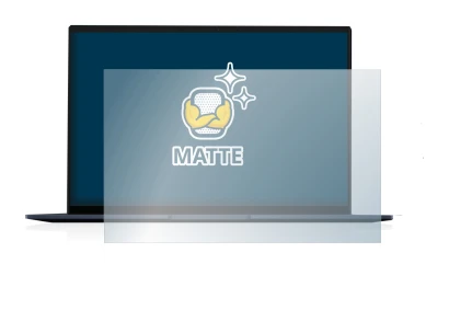 Imagen del dispositivo ASUS ZenBook 14 OLED con una amplia variedad de protectores de pantalla.