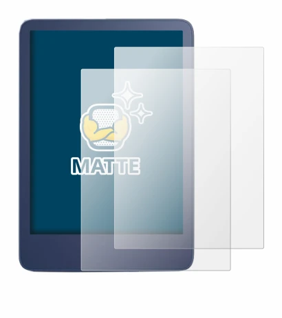 Imagen del dispositivo Amazon Kindle Reader 2022 con una amplia variedad de protectores de pantalla.