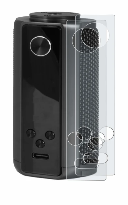 Imagen del dispositivo Vaporesso Target 200 Mod con una amplia variedad de protectores de pantalla.