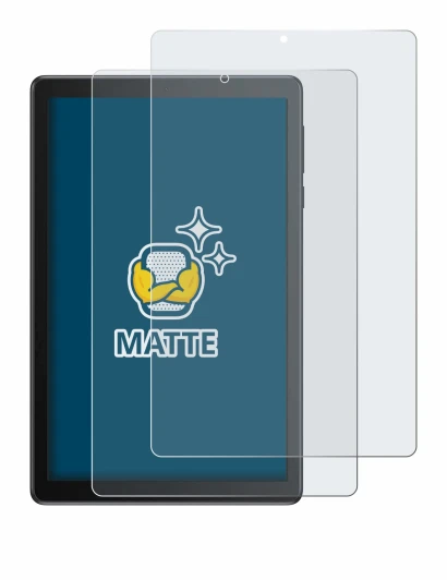 Imagen del dispositivo TCL Tab 8V con una amplia variedad de protectores de pantalla.