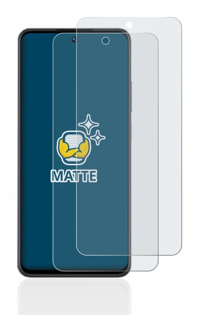Imagen del dispositivo realme C55 con una amplia variedad de protectores de pantalla.