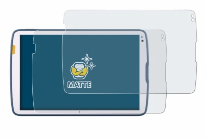 Imagen del dispositivo Zebra ET40 10.1" con una amplia variedad de protectores de pantalla.