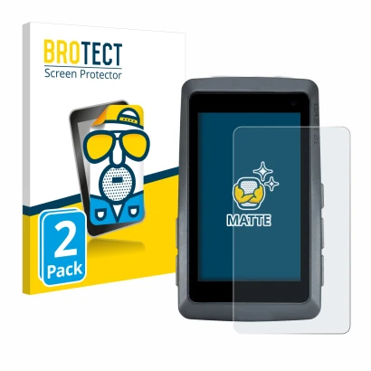 Parte frontal de un envase de producto con el logotipo de la marca BROTECT. Al lado se muestra el dispositivo Sigma ROX 12.1 E