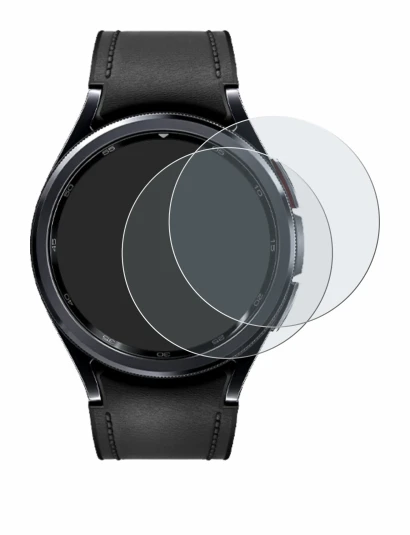 Imagen del dispositivo Samsung Galaxy Watch 6 Classic (47 mm) con una amplia variedad de protectores de pantalla.