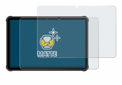 Imagen del dispositivo Oukitel RT5 con una amplia variedad de protectores de pantalla.