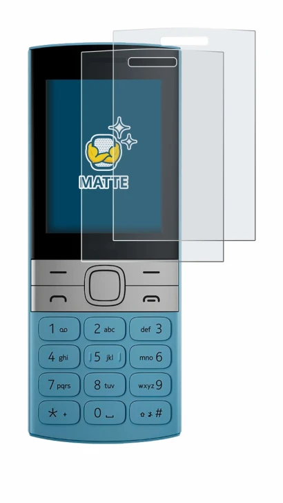 Imagen del dispositivo Nokia 150 (2023) con una amplia variedad de protectores de pantalla.