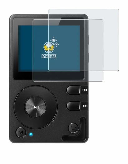 Imagen del dispositivo Hifi Walker H2 con una amplia variedad de protectores de pantalla.