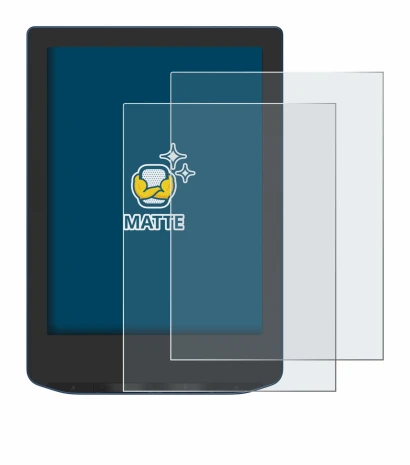 Imagen del dispositivo PocketBook Verse Pro con una amplia variedad de protectores de pantalla.