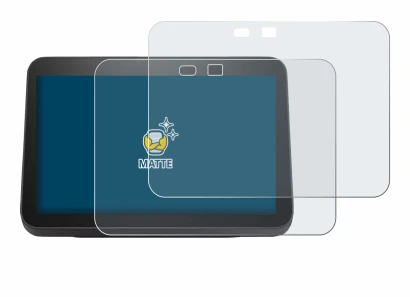 Imagen del dispositivo Amazon Echo Show 8 2023 (3a Gen.) con una amplia variedad de protectores de pantalla.