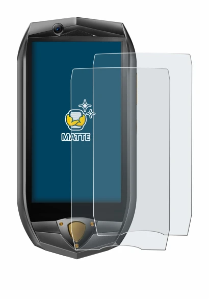 Imagen del dispositivo Oukitel K16 con una amplia variedad de protectores de pantalla.