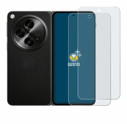 Imagen del dispositivo OnePlus Open con una amplia variedad de protectores de pantalla.