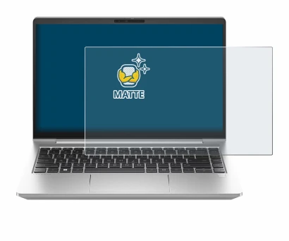 Imagen del dispositivo HP ProBook 445 G10 con una amplia variedad de protectores de pantalla.