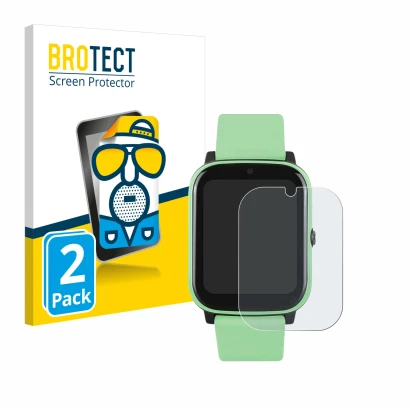 Parte frontal de un envase de producto con el logotipo de la marca BROTECT. Al lado se muestra el dispositivo One2Track Connec