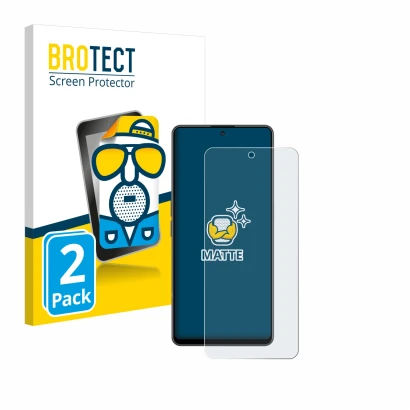 Parte frontal de un envase de producto con el logotipo de la marca BROTECT. Al lado se muestra el dispositivo OnePlus Nord CE