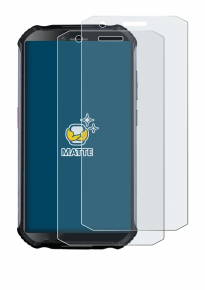 Imagen del dispositivo Doogee S41 Plus con una amplia variedad de protectores de pantalla.