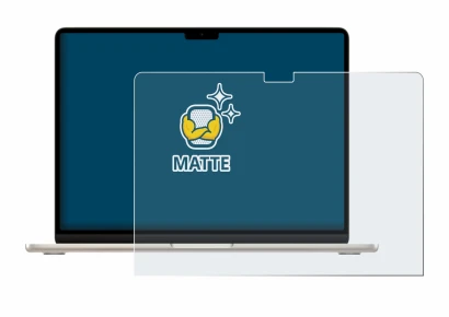 Imagen del dispositivo Apple MacBook Air 15" M3 2024 con una amplia variedad de protectores de pantalla.