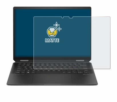 Imagen del dispositivo HP Spectre x360 (14-e) 2024 con una amplia variedad de protectores de pantalla.