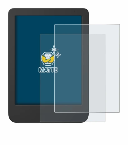 Imagen del dispositivo Tolino Shine 5 2024 con una amplia variedad de protectores de pantalla.