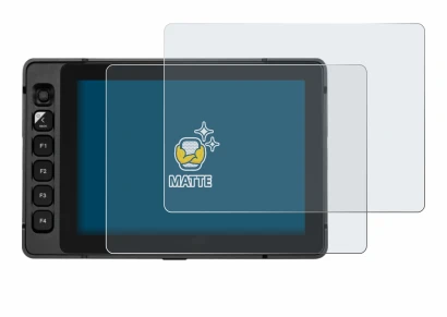 Imagen del dispositivo SmallHD Ultra 7 con una amplia variedad de protectores de pantalla.